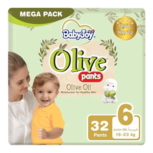 Babyjoy XXL Diaper Pants Olive Oil Size 6 - (16 - 23 kg)