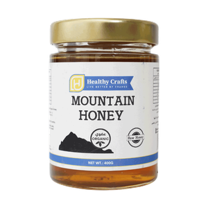 Healthy Crafts Organic Honey Mountain Glass Jar