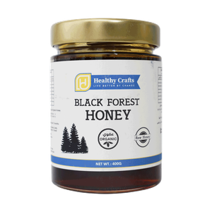 Healthy Crafts Organic Honey Black Forest Glass Jar