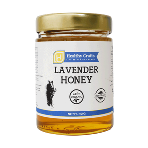 Healthy Crafts Organic Honey Lavender Glass Jar