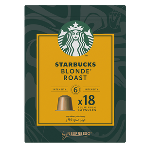 Starbucks Blonde Roast Coffee Pods Tube