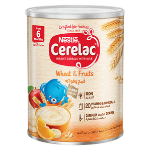 Nestle Cerelac Wheat & Fruits Infant Cereal Tin