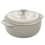 Lodge Dutch Oven Enameled Large - Oyster