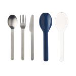Mepal Cutlery Set Ellipse - Nordic Denim