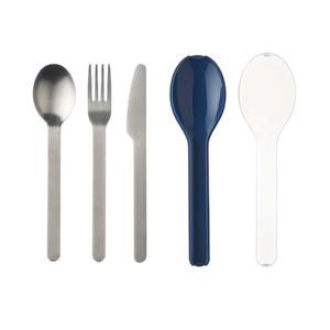Mepal Cutlery Set Ellipse - Nordic Denim