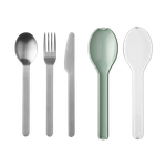 طقم أدوات مائدة إيليبس بلون ساج من ميبال