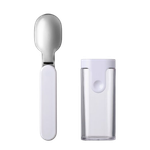 ملعقة قابلة للطي بلون أبيض من ميبال