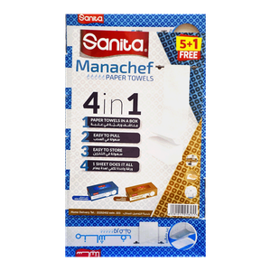 Sanita Manashef Non-Scented Paper Towels Value Pack