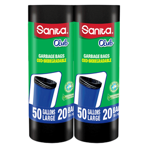 أكياس قمامة قابلة للتحلل من سانيتا كلوب