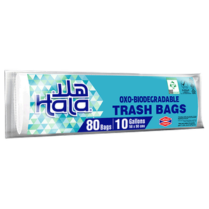 Hala Trash Bags Biodegradable - Black