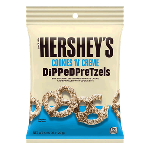 لوح كوكيز آند كريم بالبريتزل من هيرشيز