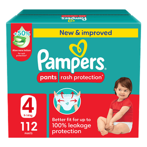 حفاضات سراويل حماية البشرة من بامبرز - (9-14 كجم)