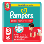 Pampers Rash Protection Pants Diapers - (6-11 kg)