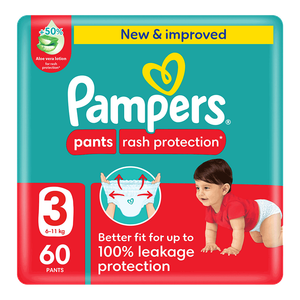 Pampers Rash Protection Pants Diapers - (6-11 kg)
