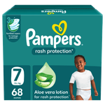 حفاضات لاصقة حماية البشرة من بامبرز - (15+ كجم)