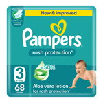 Pampers Rash Protection Taped Diapers - (6-10 kg)