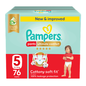 حفاضات سراويل كومفورت القصوى من بامبرز - (12-18 كجم)