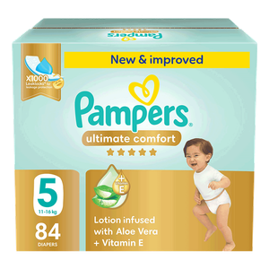 Pampers Ultimate Comfort Taped Diapers - (11-16 kg)