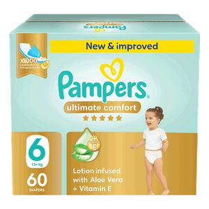 Pampers Ultimate Comfort Taped Diapers - (16+ kg)