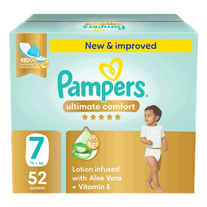 Pampers Ultimate Comfort Taped Diapers - (15+ kg)