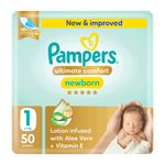 Pampers Ultimate Comfort Taped Diapers - (2-5 kg)
