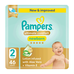 Pampers Ultimate Comfort Taped Diapers - (3-8 kg)
