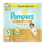 Pampers Ultimate Comfort Taped Diapers - (11-16 kg)