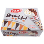 KDD Primo Vanilla Chocolate Ice Cream Cone With Almond Topping