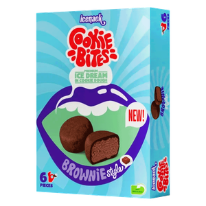 آيس كريم بايتس بنكهة براوني من آيسـناك كوكي بايتس