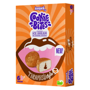 آيس كريم بايتس بنكهة تيراميسو من آيسـناك كوكي بايتس
