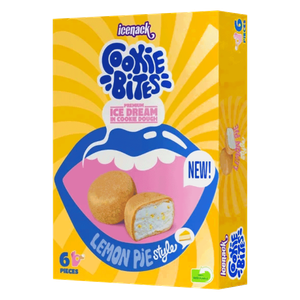 آيس كريم بايتس بنكهة باي الليمون من آيسـناك كوكي بايتس