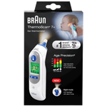 Braun ThermoScan 7+ Ear Thermometer With Age Precision & Night Mode