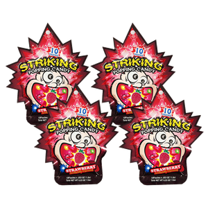 Town Dragon Strawberry Flavor Striking Popping Candy 