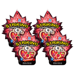Town Dragon Strawberry Striking Popping Candy