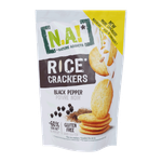 Nature Addicts Black Pepper Rice Crackers