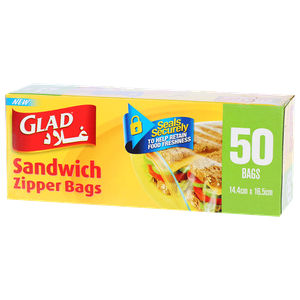 Glad Zipper Sandwich Bags