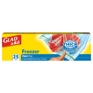 Glad Zipper Freezer Bags