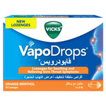 Vicks Orange Menthol Lozenges