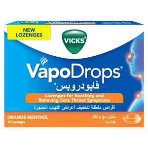 Vicks Orange Menthol Lozenges