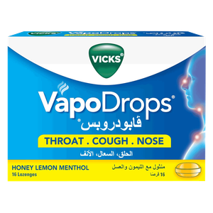 Vicks Honey Lemon Menthol Lozenges