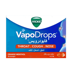 Vicks Orange Menthol Lozenges
