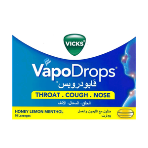 Vicks Honey Lemon Menthol Lozenges