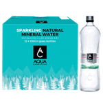 Aqua Carpatica Sparkling Natural Mineral Water Glass Bottles