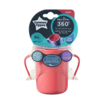 Tommee Tippee Easiflow 360 Handled Cup - Blue & Pink