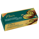 Flair Pistachio Kunafa Chocolate Cake Roll