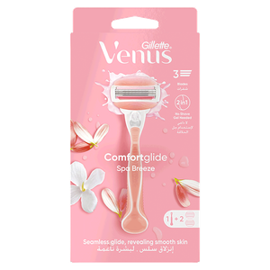 Gillette Venus Women Comfortglide Razor with Gel Bars Spa Breeze