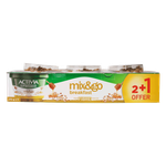 Activia Mix & Go Yogurt Honey Oat Cereal