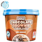 Sides Chocolate Brownie Fudge Cake Ice Cream