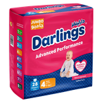 Darlings Advanced Size 4 Jumbo Maxi 7-16 kg