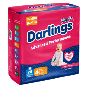 Darlings Advanced Size 4 Jumbo Maxi 7-16 kg